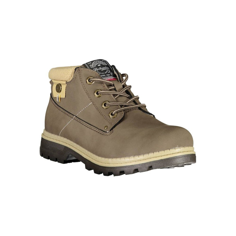Brown Polyester Boot Carrera
