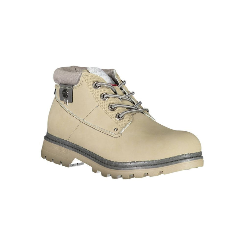Beige Polyester Boot Carrera
