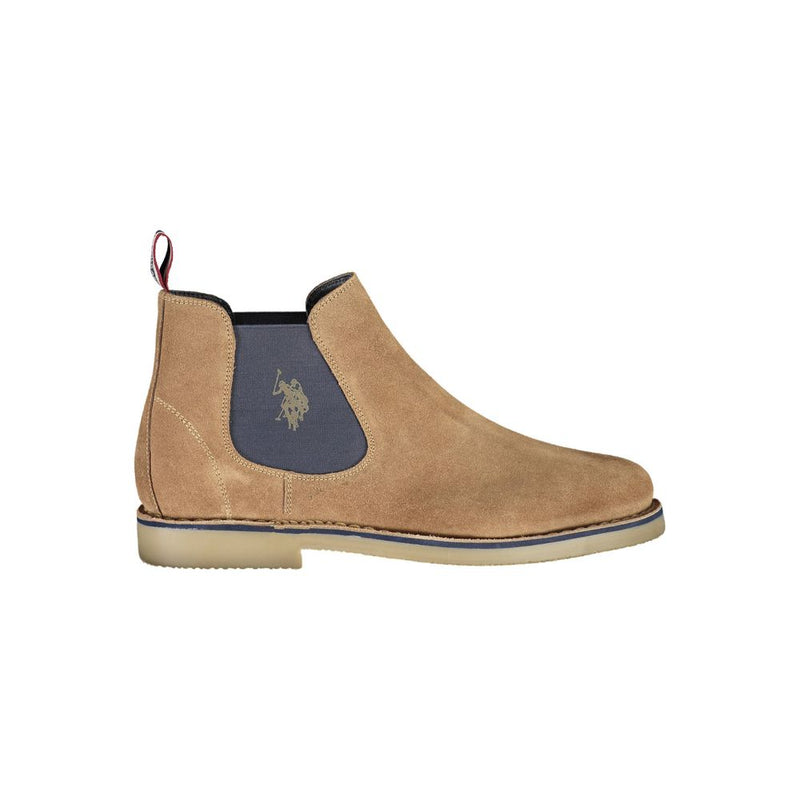 Beige Polyester Boot U.S. POLO ASSN.