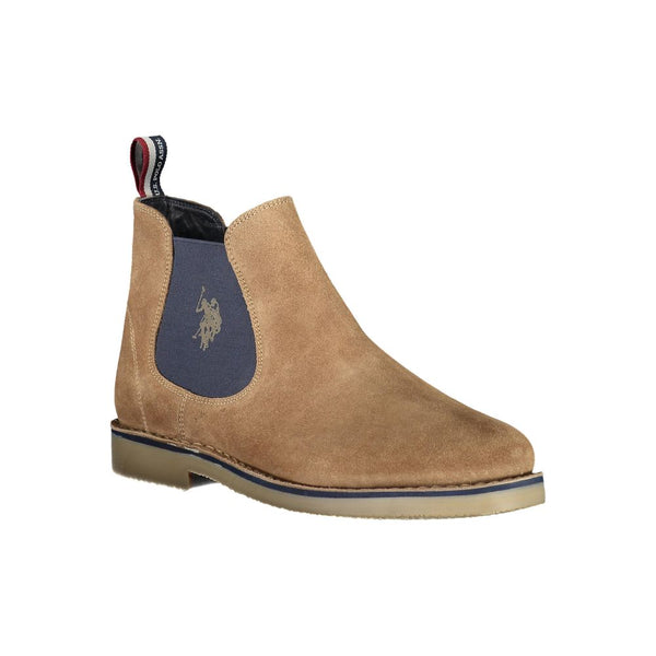 Beige Polyester Boot U.S. POLO ASSN.