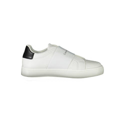 White Polyester Sneaker Calvin Klein