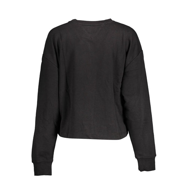 Black Cotton Sweater Tommy Hilfiger