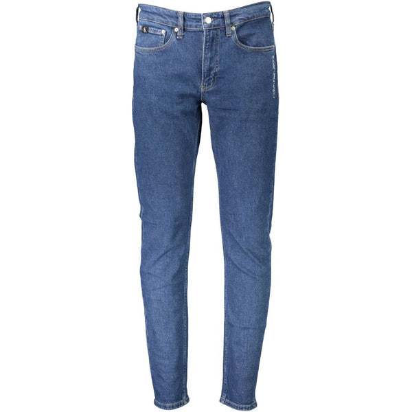 Blue Cotton Jeans & Pant Calvin Klein