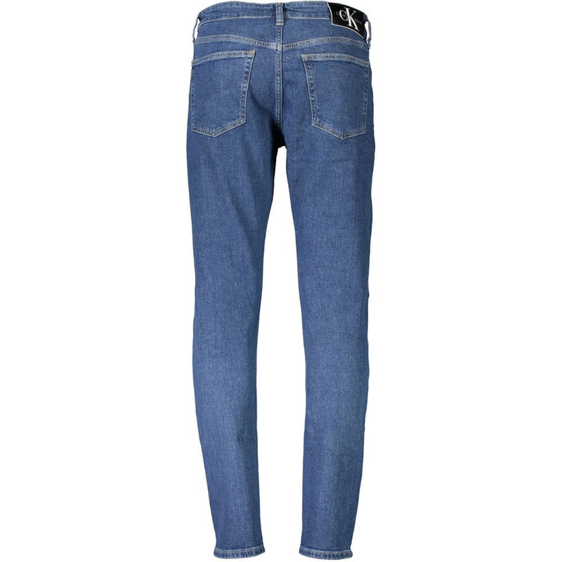Blue Cotton Jeans & Pant Calvin Klein