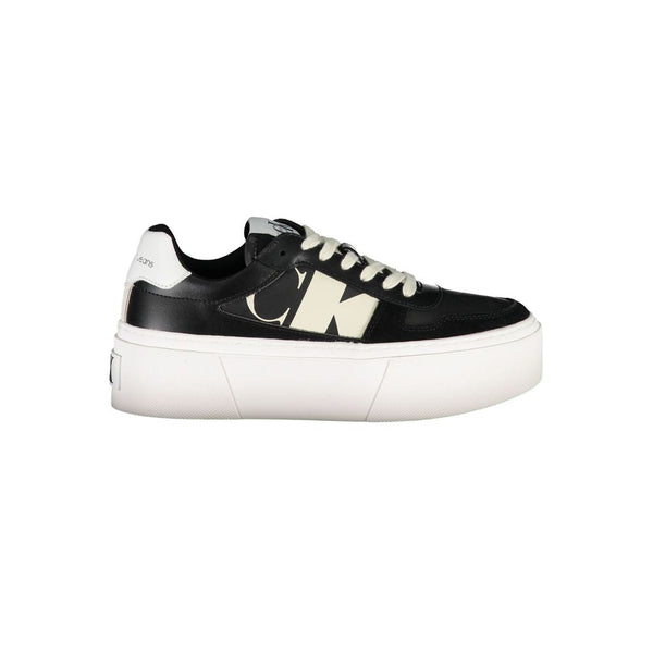 Black Polyester Sneaker Calvin Klein
