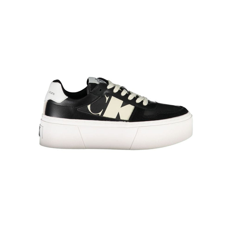Black Polyester Sneaker Calvin Klein