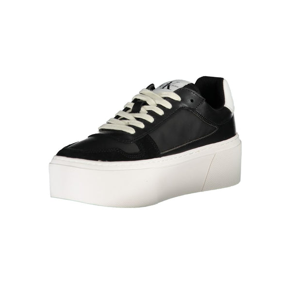 Black Polyester Sneaker Calvin Klein