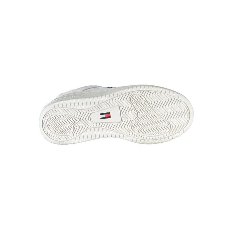 White Polyester Sneaker Tommy Hilfiger