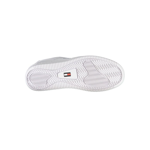 White Polyester Sneaker Tommy Hilfiger