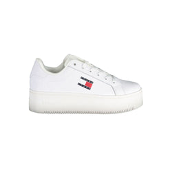 White Polyester Sneaker Tommy Hilfiger