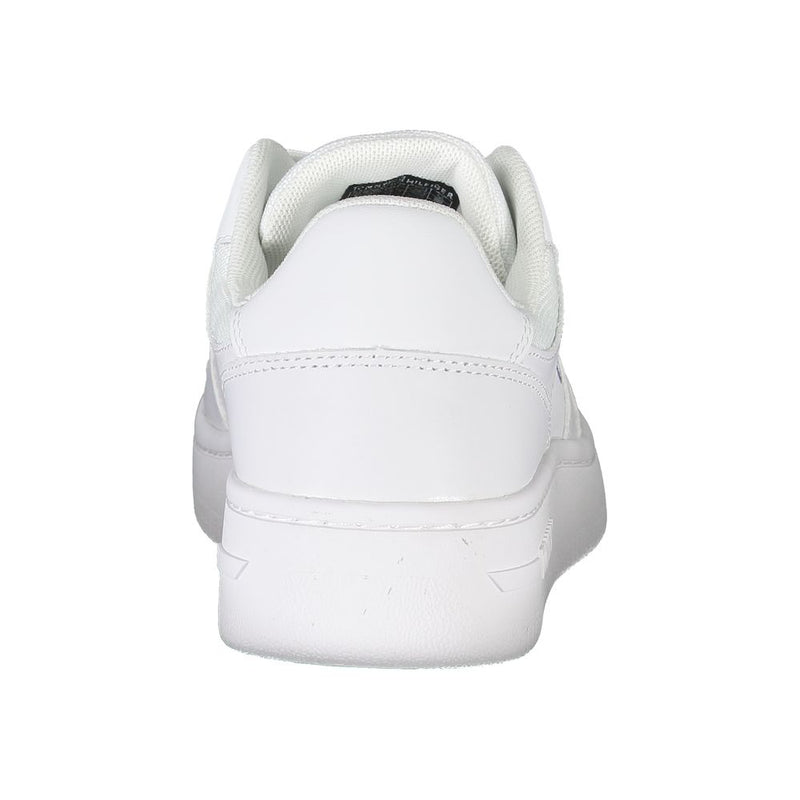 White Polyester Sneaker Tommy Hilfiger