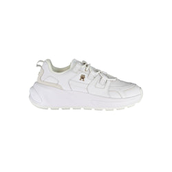 White Polyester Sneaker Tommy Hilfiger
