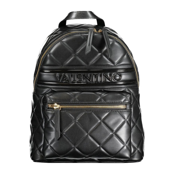 Black Polyethylene Backpack Mario Valentino