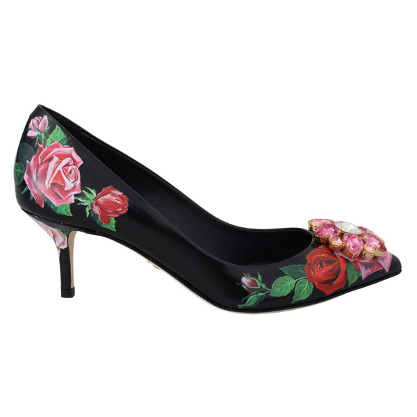 Black Leather Pump Dolce & Gabbana