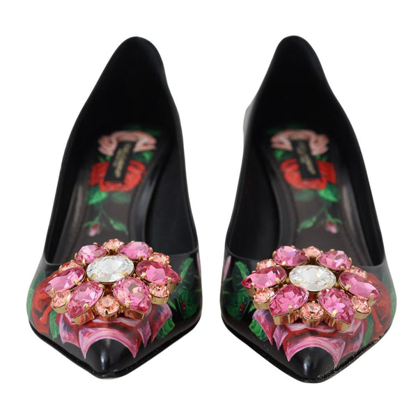 Black Leather Pump Dolce & Gabbana