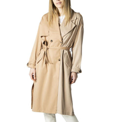 Beige Polyester Jackets & Coat Only