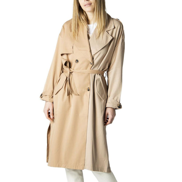 Beige Polyester Jackets & Coat Only