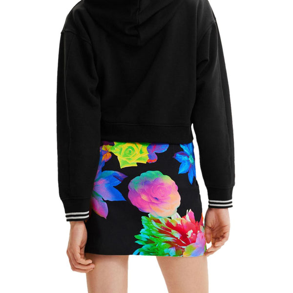 Black Cotton Skirt Desigual