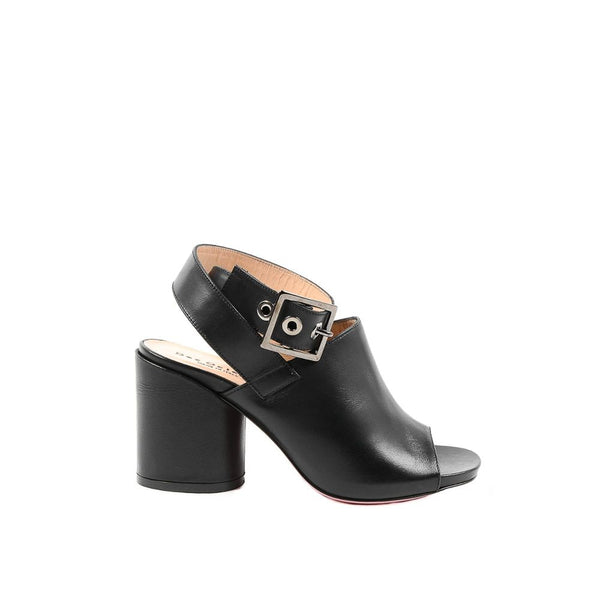 Black Leather Sandal Dee Ocleppo