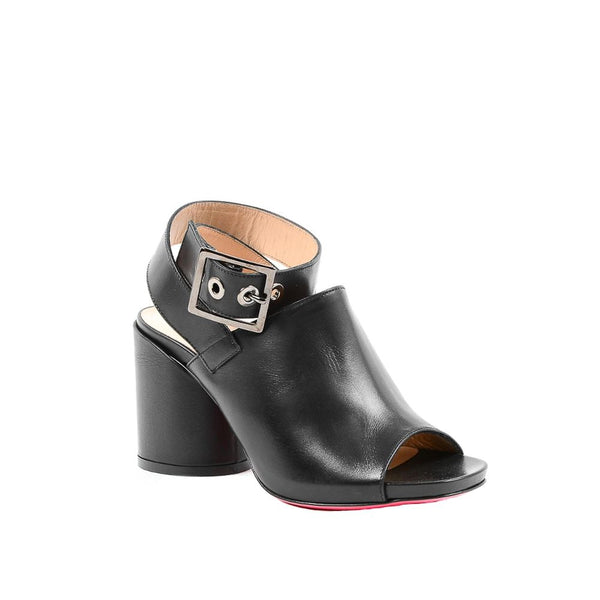 Black Leather Sandal Dee Ocleppo