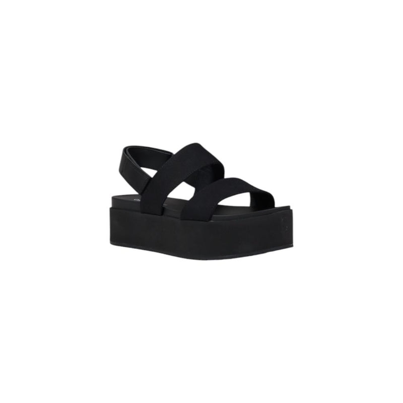 Black Organic Cotton Sandal Calvin Klein Jeans