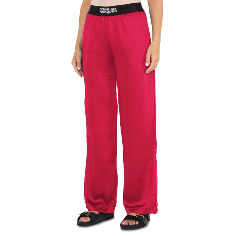 Fuchsia Polyester Jeans & Pant Comme Des Fuckdown