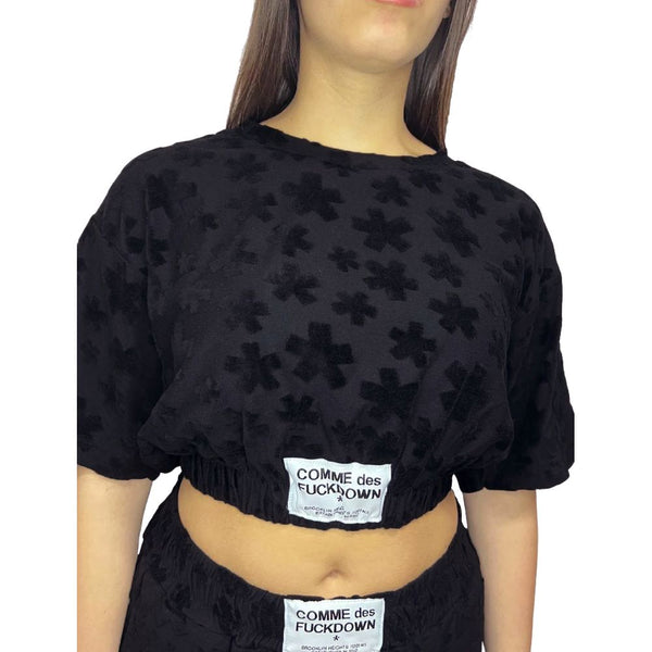 Black Cotton Sweater Comme Des Fuckdown