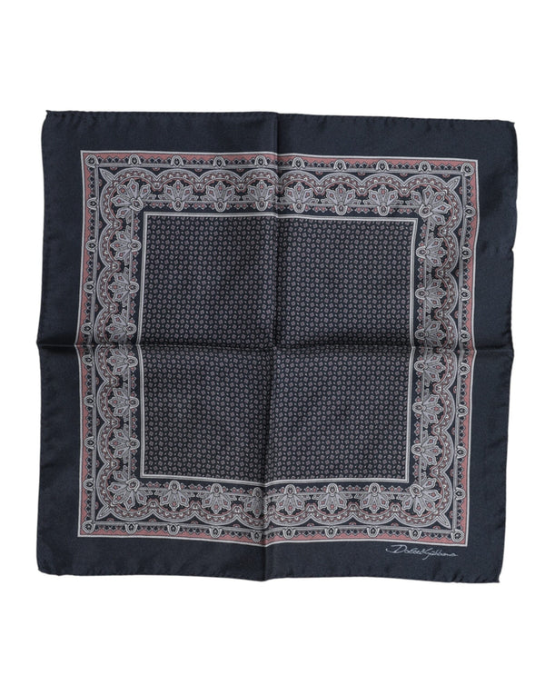 Multicolor Fantasy Silk Square Foulard Scarf Dolce & Gabbana