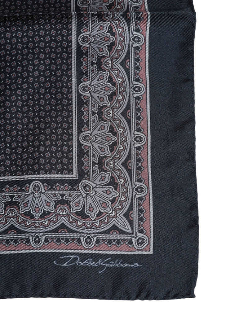 Multicolor Fantasy Silk Square Foulard Scarf Dolce & Gabbana