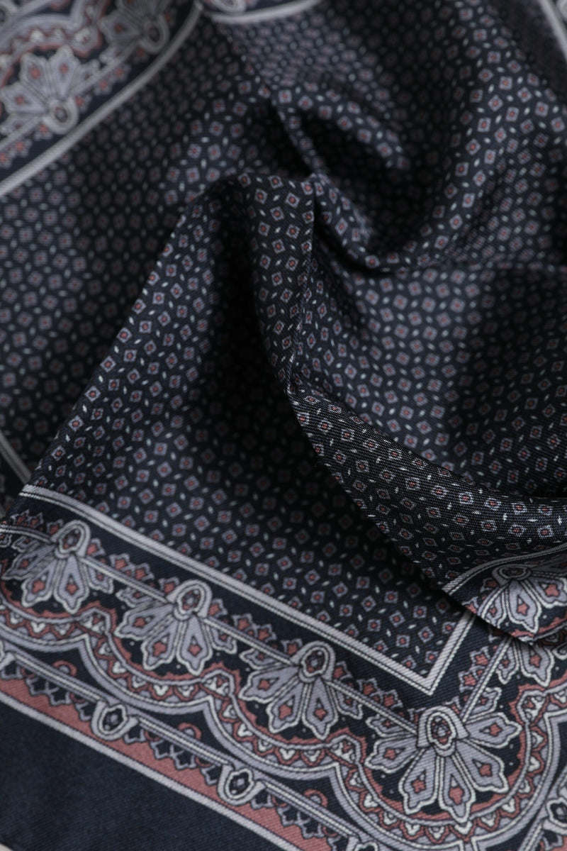 Multicolor Fantasy Silk Square Foulard Scarf Dolce & Gabbana