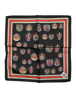 Multicolor Silk Square Men Foulard Scarf Dolce & Gabbana