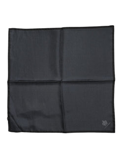 Dark Gray DG Crown Silk Square Foulard Scarf Dolce & Gabbana