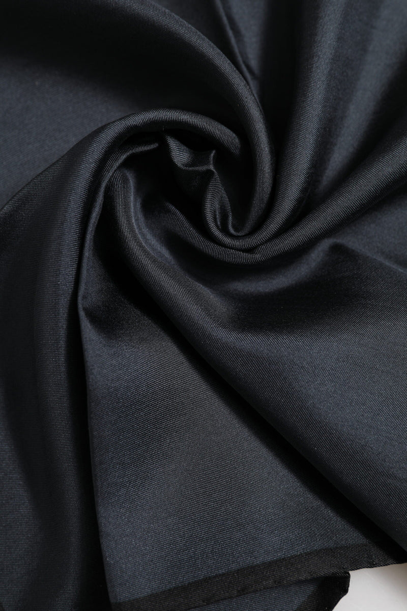 Dark Gray DG Crown Silk Square Foulard Scarf Dolce & Gabbana