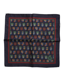 Multicolor Medals Square Foulard Scarf Dolce & Gabbana