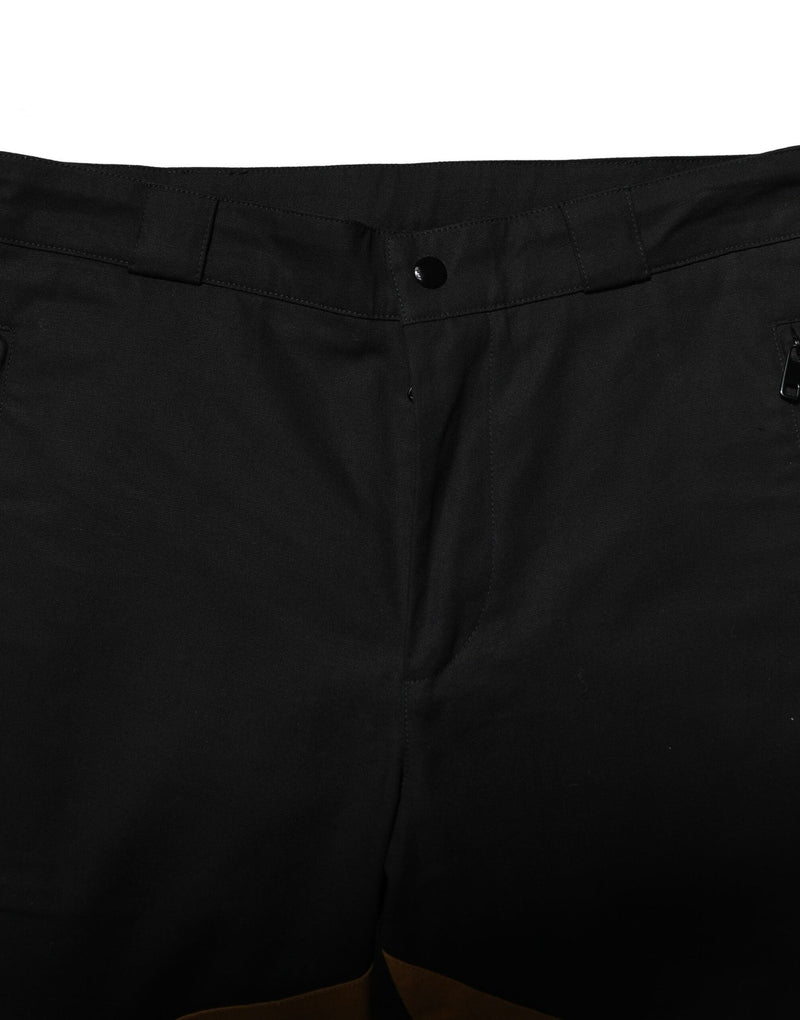 Multicolor Cotton Slim Fit Men Pants Dolce & Gabbana
