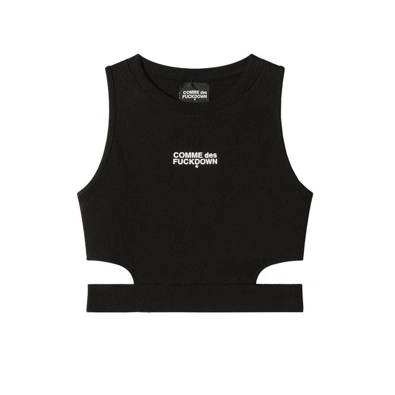 Black Cotton Tops & T-Shirt Comme Des Fuckdown