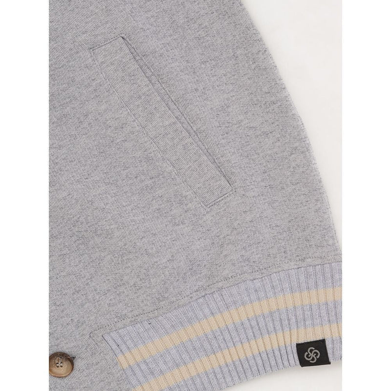Gray Cotton Jacket Gran Sasso