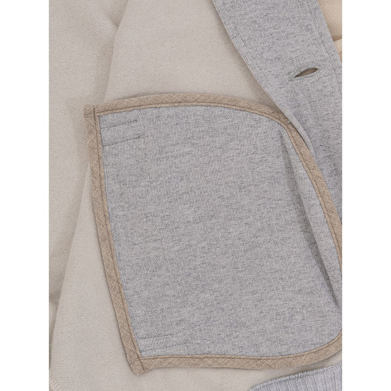 Gray Cotton Jacket Gran Sasso