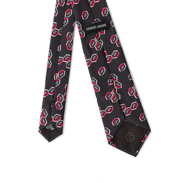 Gray Silk Ties & Bowty Giorgio Armani