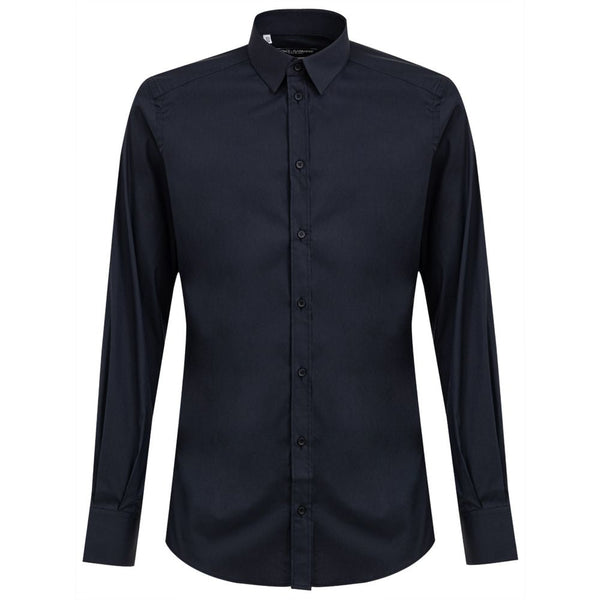 Blue Cotton Shirt Dolce & Gabbana
