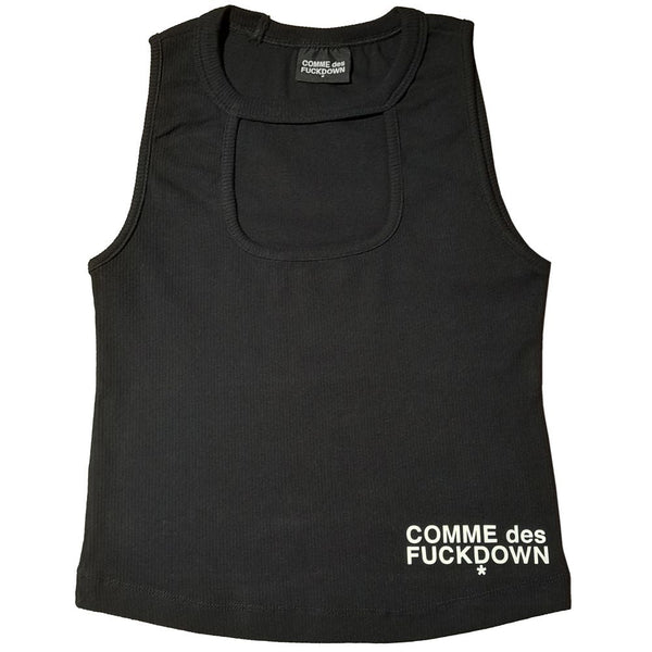 Black Cotton Tops & T-Shirt Comme Des Fuckdown