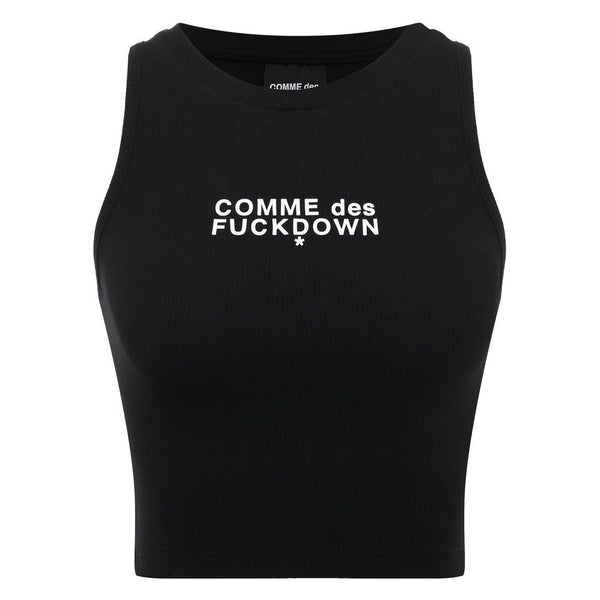 Black Cotton Tops & T-Shirt Comme Des Fuckdown
