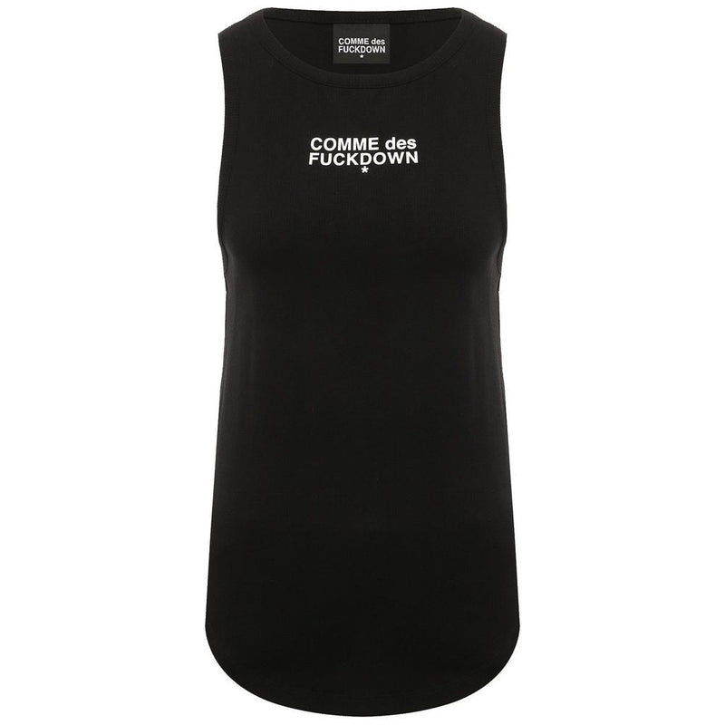 Black Cotton Tops & T-Shirt Comme Des Fuckdown