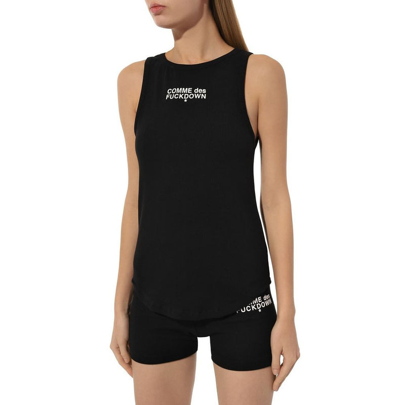Black Cotton Tops & T-Shirt Comme Des Fuckdown