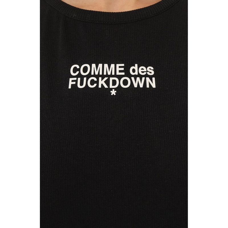 Black Cotton Tops & T-Shirt Comme Des Fuckdown