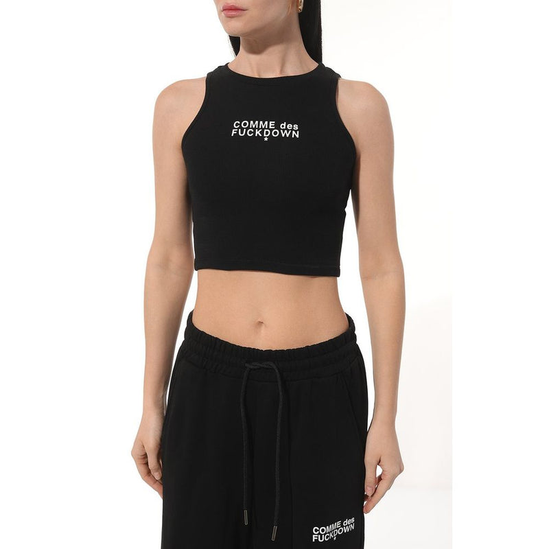 Black Cotton Tops & T-Shirt Comme Des Fuckdown