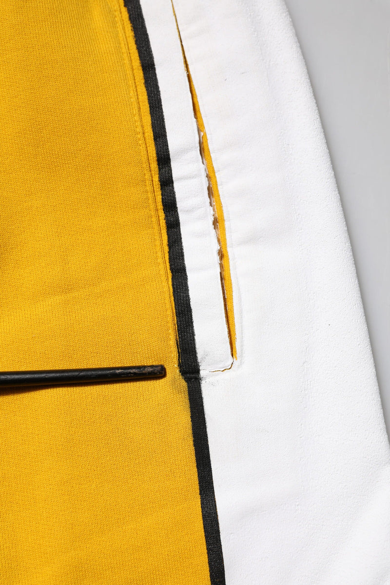 Yellow Cotton Drawstring Jogger Pants Dolce & Gabbana