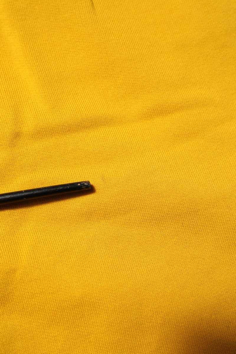 Yellow Cotton Sweatpants Jogger Pants Dolce & Gabbana