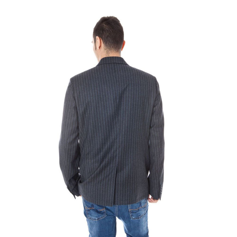 Gray Wool Jacket Calvin Klein
