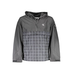 Black Polyester Jacket Calvin Klein